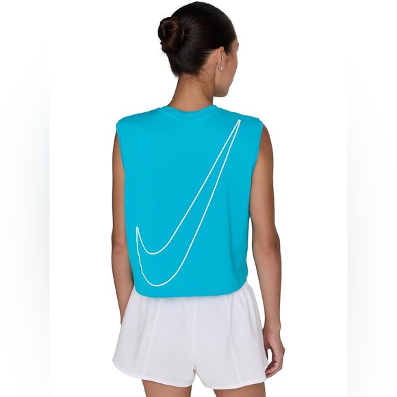 Nike Tops - Nike‎ Swoosh Logo Tank Top Blue